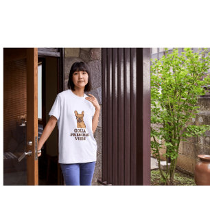 Golia Frenchie Vibes – Trendy Franse Bulldog Minim T-shirt