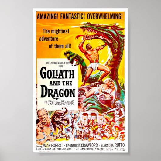 Goliath and the Dragon  Movie Poster (Voorkant)