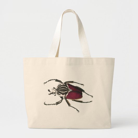 Goliath Beetle Grote Tote Bag (Voorkant)