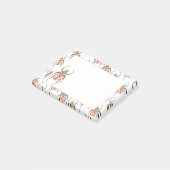 Goliath Beetle Love Bug roze Post-it® Notes (Schuin)