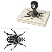 Goliath Beetle Rubberstempel (Gestempeld)