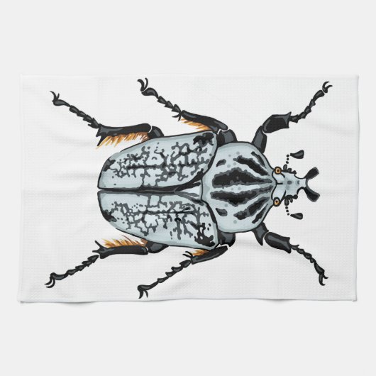 Goliath Beetle (single) Theedoek (Horizontaal)