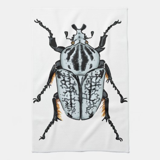 Goliath Beetle (single) Theedoek (Verticaal)