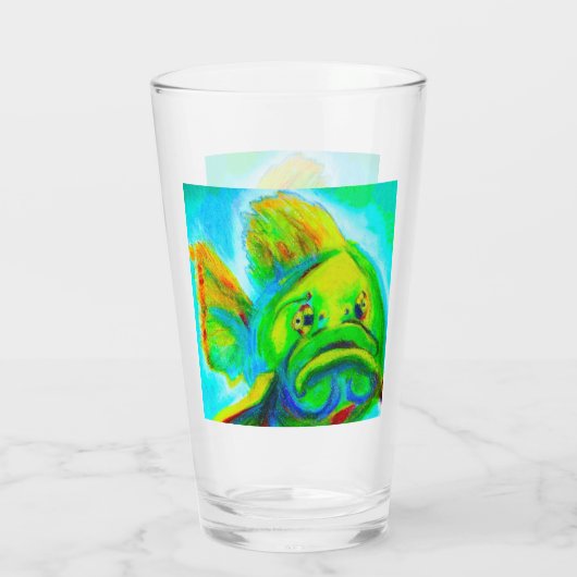 GOLIATH GROUPER BIERGLAZEN GLAS (Achterkant)