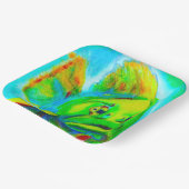 Goliath Grouper Vierkante Papier Borden Papieren Bordje (Gebogen)