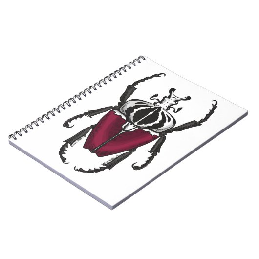 Goliath kever notitieboek (Linkerzijde)