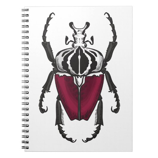 Goliath kever notitieboek (Voorkant)