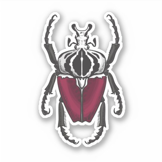 Goliath kever sticker (Voorkant)