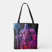 Goliath With a Spiked Club on a Reusable Tote Bag (Achterkant)