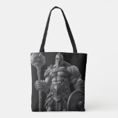 Goliath With a Spiked Club on a Reusable Tote Bag (Achterkant)