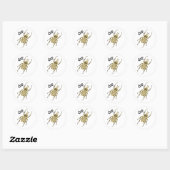 Goliathus orientalis ronde sticker (Vel)