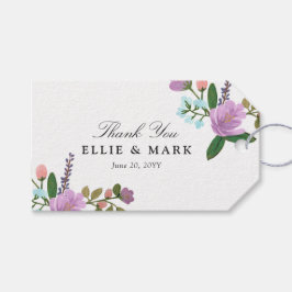 Golichte Floral Wedding Wedding Cadeaulabel