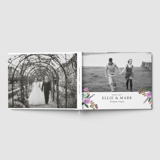 Golightly Floral Wedding Gastenboek (Volledig)