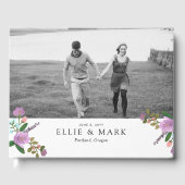 Golightly Floral Wedding Gastenboek (Voorkant)