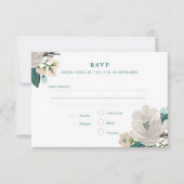 Golightly Floral Wedding RSVP (Voorkant)