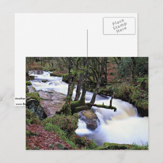 Golitha Herfsten, Cornwall, Engeland bij de Cornis Briefkaart (Voorkant / Achterkant)