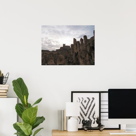 Golkunda Fort II Poster (Thuiskantoor)