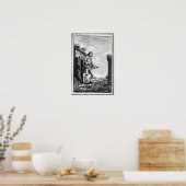 Gollever onder de Lilliputians Poster (Keuken)