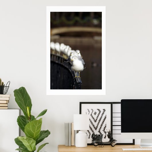 Golls in lijn poster (Thuiskantoor)