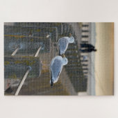 Golls op de Promenade in Silloth, Cumbria Legpuzzel (Horizontaal)