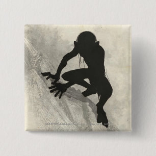 GOLLUM™ Concept Sketch Vierkante Button 5,1 Cm