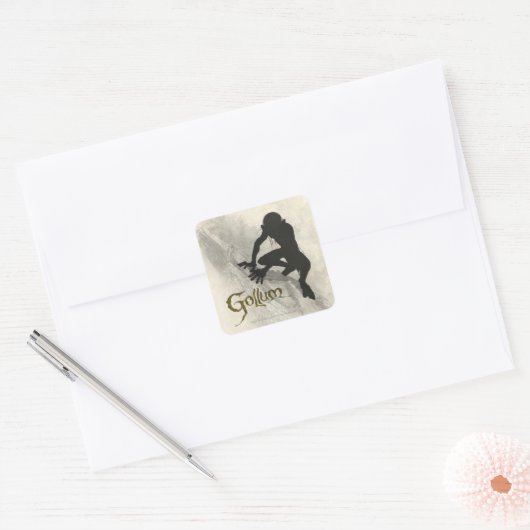 GOLLUM™ Concept Sketch Vierkante Sticker (Envelop)