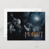 GOLLUM™ en BILBO BAGGINS™ Briefkaart (Voorkant / Achterkant)