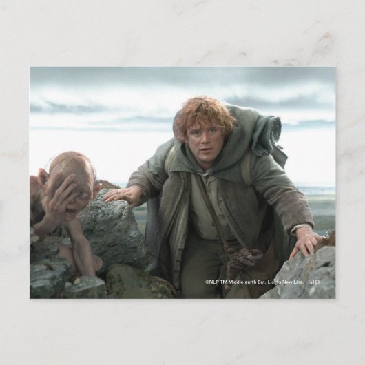 GOLLUM™ en Samwise Briefkaart (Voorkant)