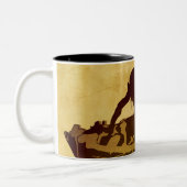 GOLLUM™ in a Raft Tweekleurige Koffiemok (Links)