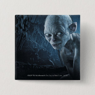 GOLLUM™ in grot Vierkante Button 5,1 Cm