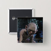 GOLLUM™ met glimlach Vierkante Button 5,1 Cm (Voorkant /achterkant)