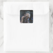 GOLLUM™ met glimlach Vierkante Sticker (Tas)