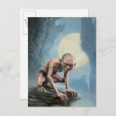 GOLLUM™ met maan Briefkaart (Voorkant / Achterkant)