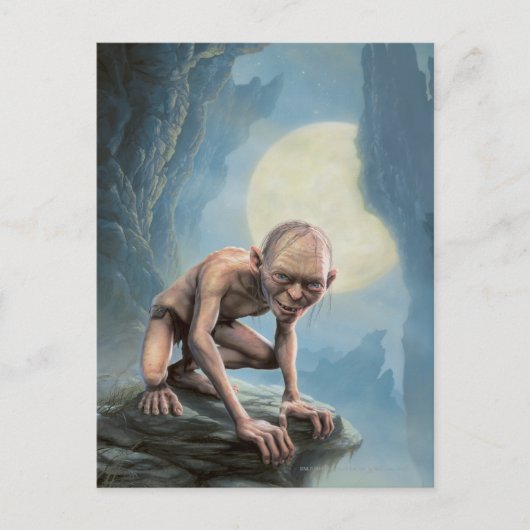 GOLLUM™ met maan Briefkaart (Voorkant)
