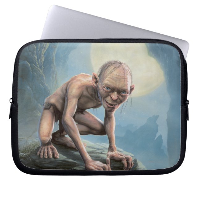 GOLLUM™ met maan Laptop Sleeve (Voorkant)