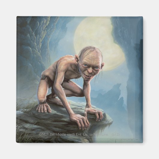 GOLLUM™ met maan Magneet (Voorkant)