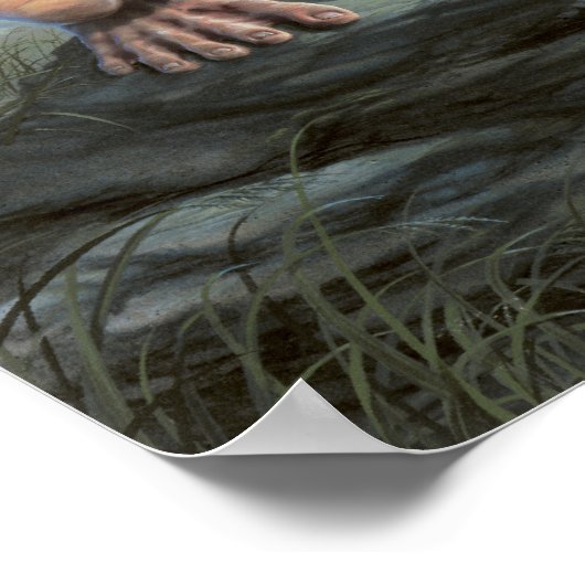 GOLLUM™ met maan Poster (Hoek)