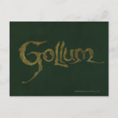 GOLLUM™-naam - gestructureerd Briefkaart (Voorkant)