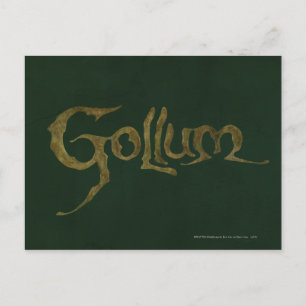 GOLLUM™-naam - gestructureerd Briefkaart