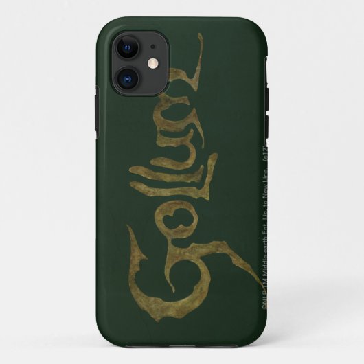 GOLLUM™-naam - gestructureerd Case-Mate iPhone Case (Achterkant)
