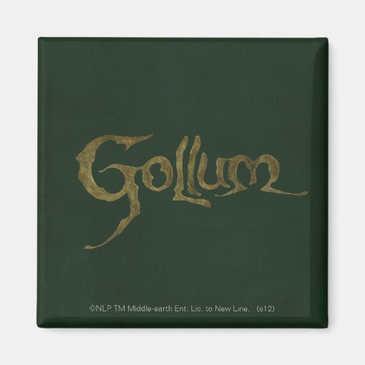 GOLLUM™-naam - gestructureerd Magneet (Voorkant)