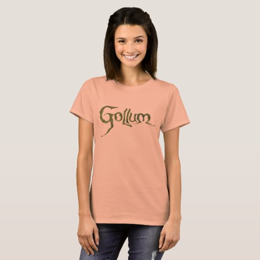 GOLLUM™-naam - gestructureerd T-shirt (Voorkant volledig)