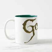 GOLLUM™-naam - gestructureerd Tweekleurige Koffiemok (Links)