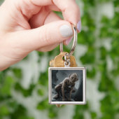 GOLLUM™ op een steen Sleutelhanger (Hand)