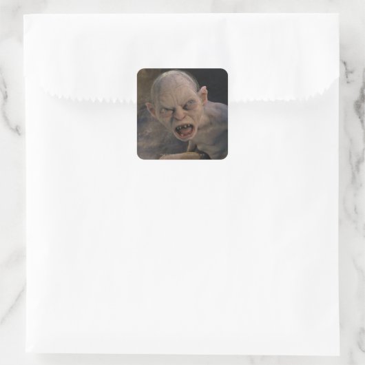 GOLLUM™ sluit af Vierkante Sticker (Tas)