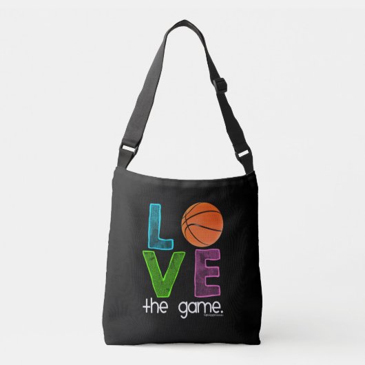 Golly Girls: Basketball - hou van het spel Crossbody Tas (Voorkant)