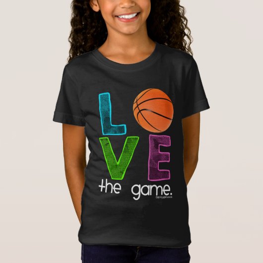 Golly Girls: Basketball - hou van het spel T-shirt (Voorkant)
