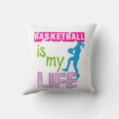 Golly Girls - Basketball is mijn leven Kussen (Achterkant)