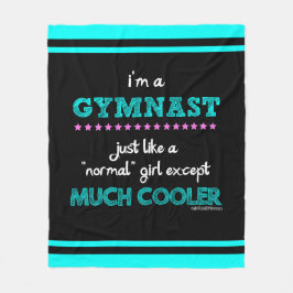 Golly Girls - Ik ben een Gymnast Fleece Deken