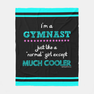 Golly Girls - Ik ben een Gymnast Fleece Deken